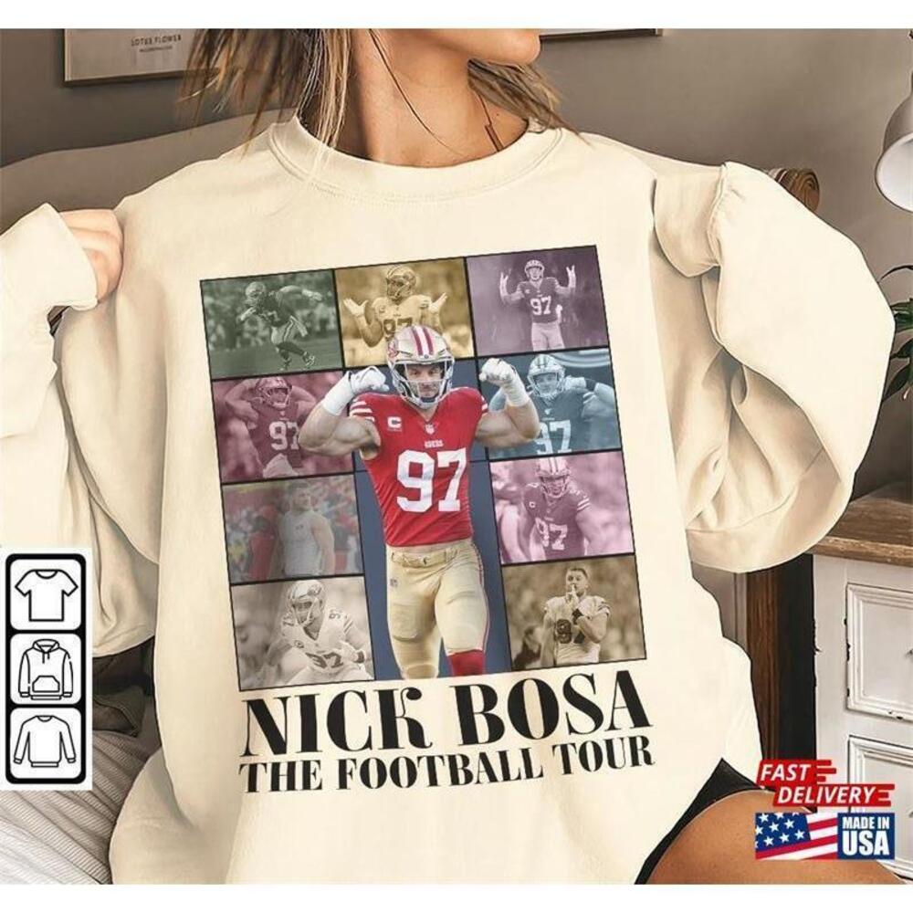 Nick Bosa San Francisco FootballShirt90S Bootleg Sweatshirts Classic Tshirt